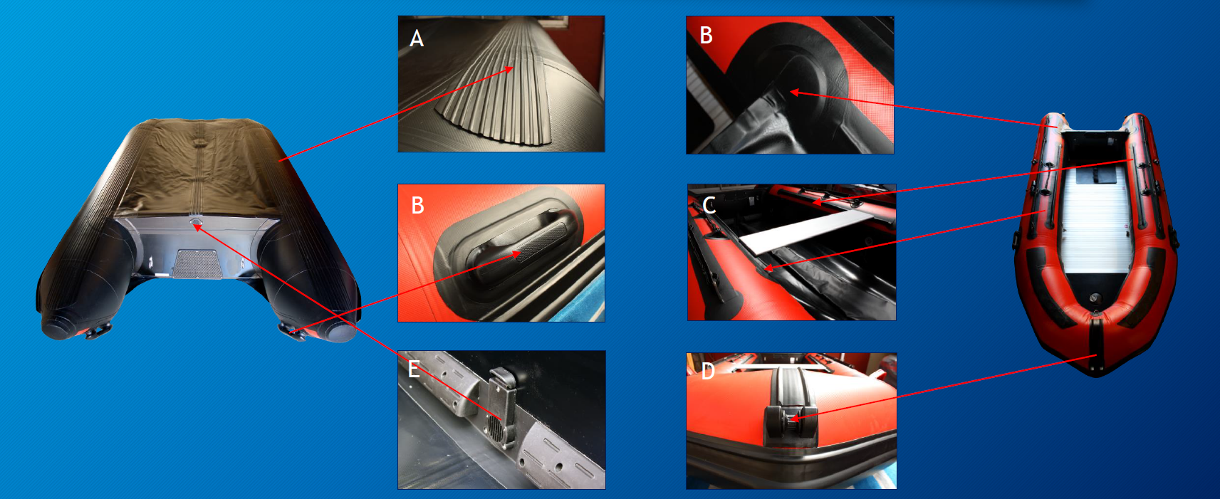 nuevos botes inflables bluebay ...